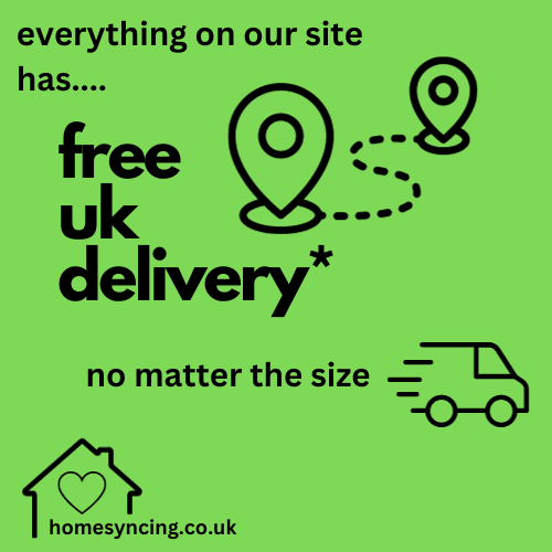 free Uk Delivery no matter the size