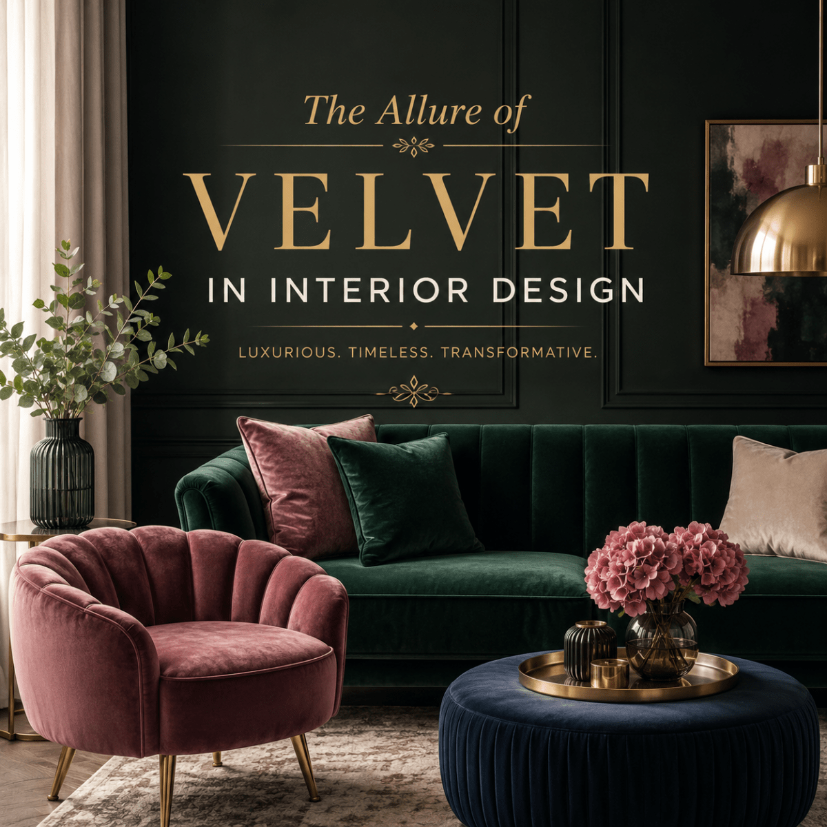 The Allure of Velvet in Interior Design