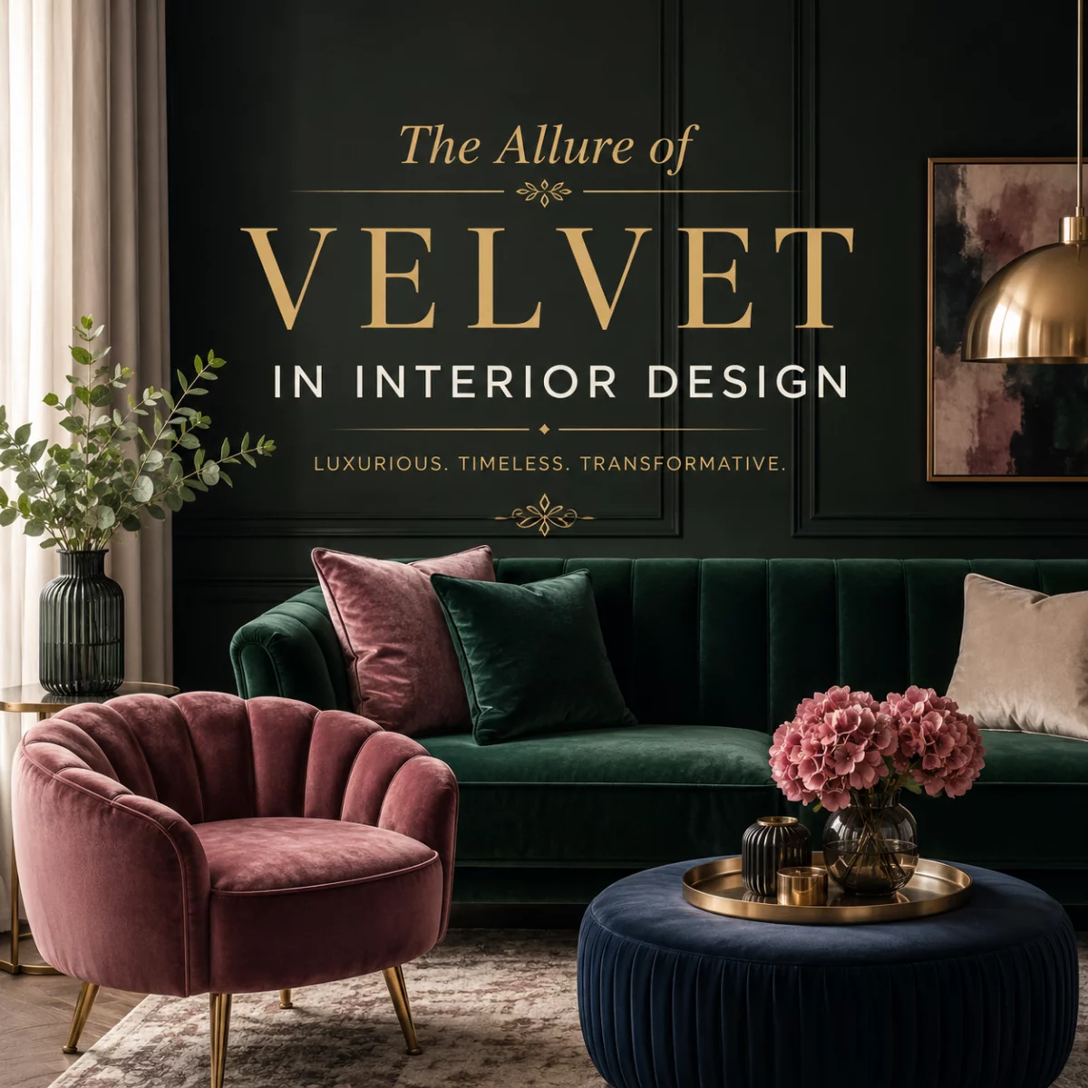 The Allure of Velvet in Interior Design