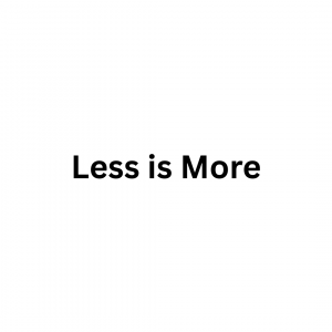 Ideas that Proves the Beauty of Less