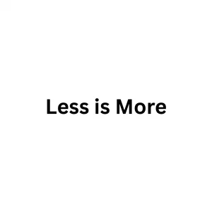 Ideas that Proves the Beauty of Less