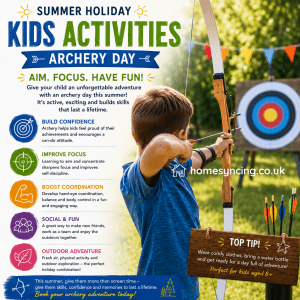 Summer Holiday Kids Fun Archery Day