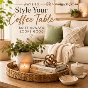 Ways to Style your Coffee Table so it Always Looks Good