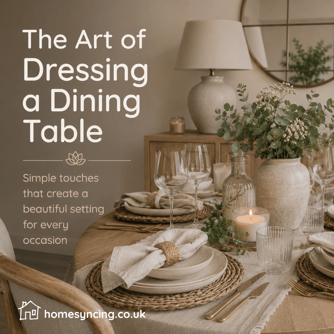 The Art of Dressing a Dining Table
