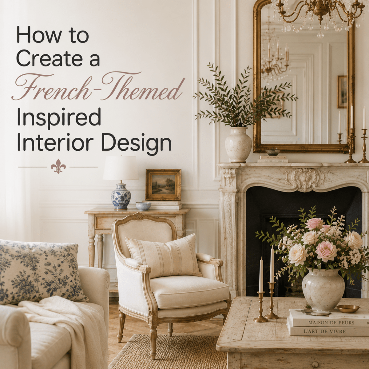 How to Create a French Themed Inspired Interior Design
