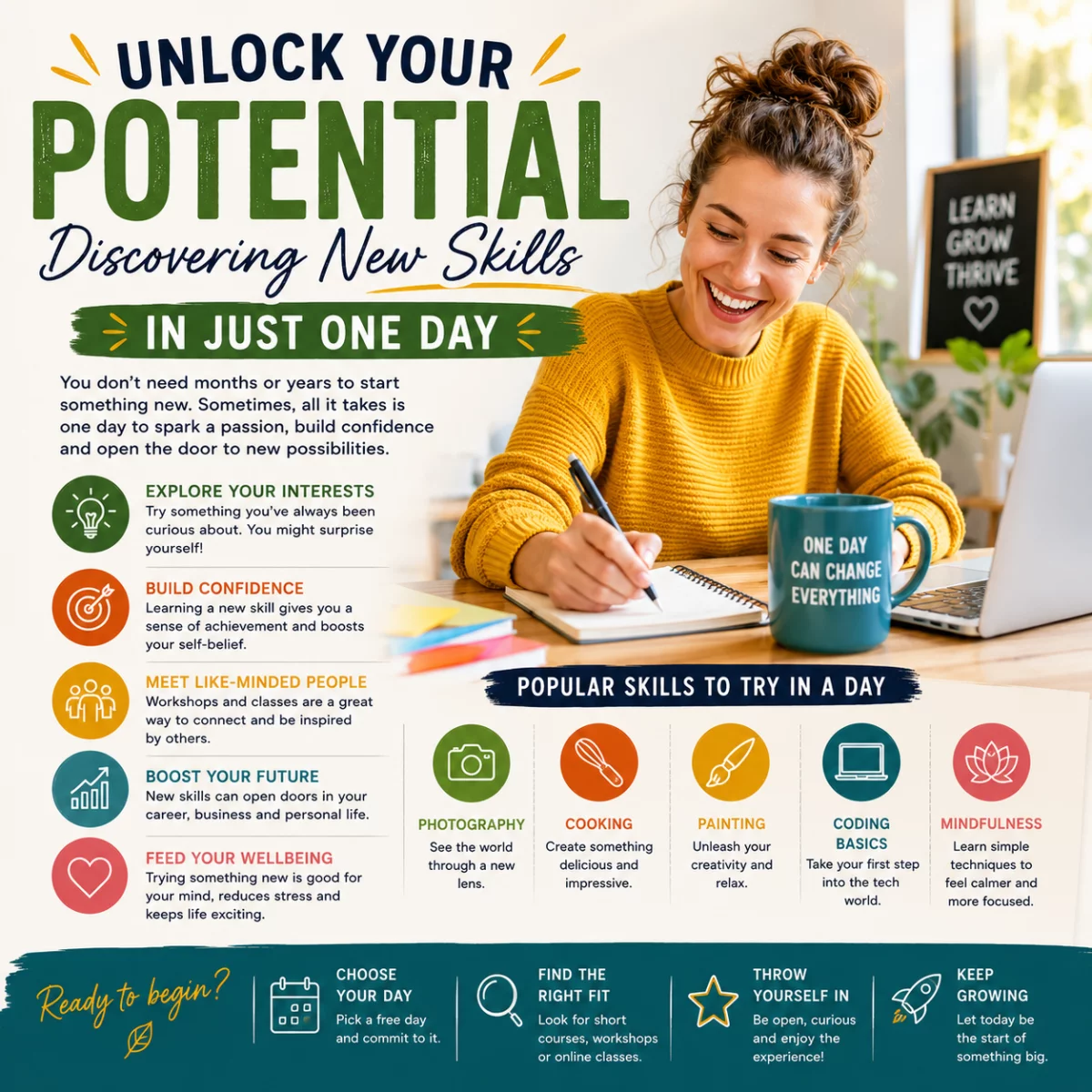 Unlock your Potential:  Discovering New Skills