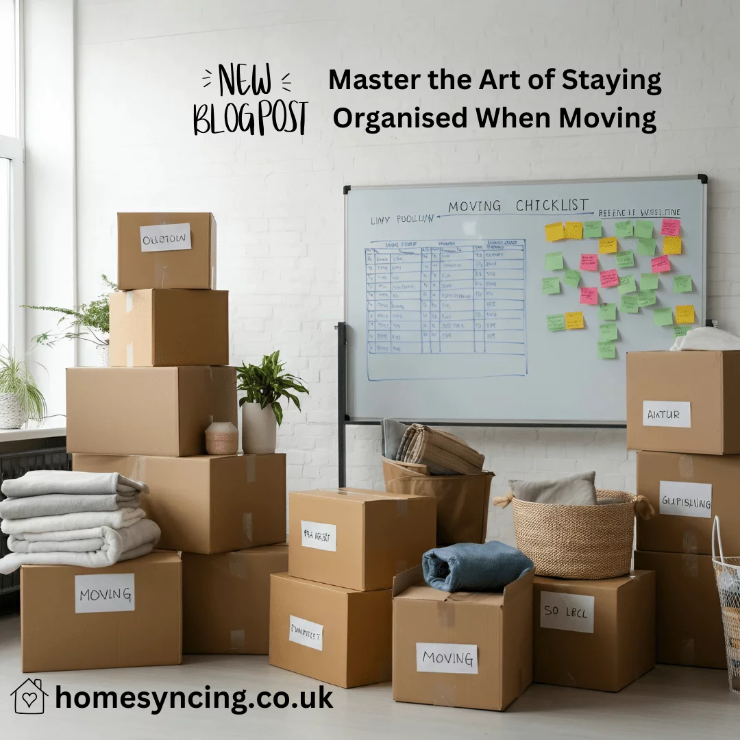 Master the art of staying organised when moving