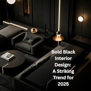 Bold Black Interior Design: A Striking Trend for 2025