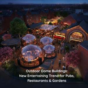 Outdoor Dome Buildings: New Entertaining Trend for Pubs, Restaurants & Gardens
