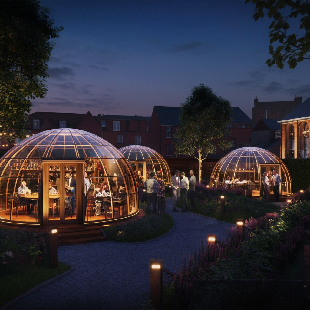 Outdoor Dome Buildings: New Entertaining Trend for Pubs, Restaurants & Gardens