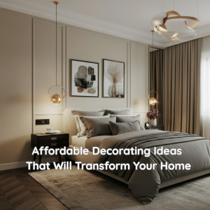 affordable Decorating Ideas that will transform your home.