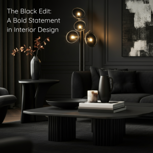 The Black Edit: A Bold Statement in Interior Design