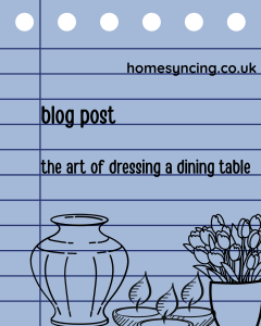 The Art of Dresing a Dining Table