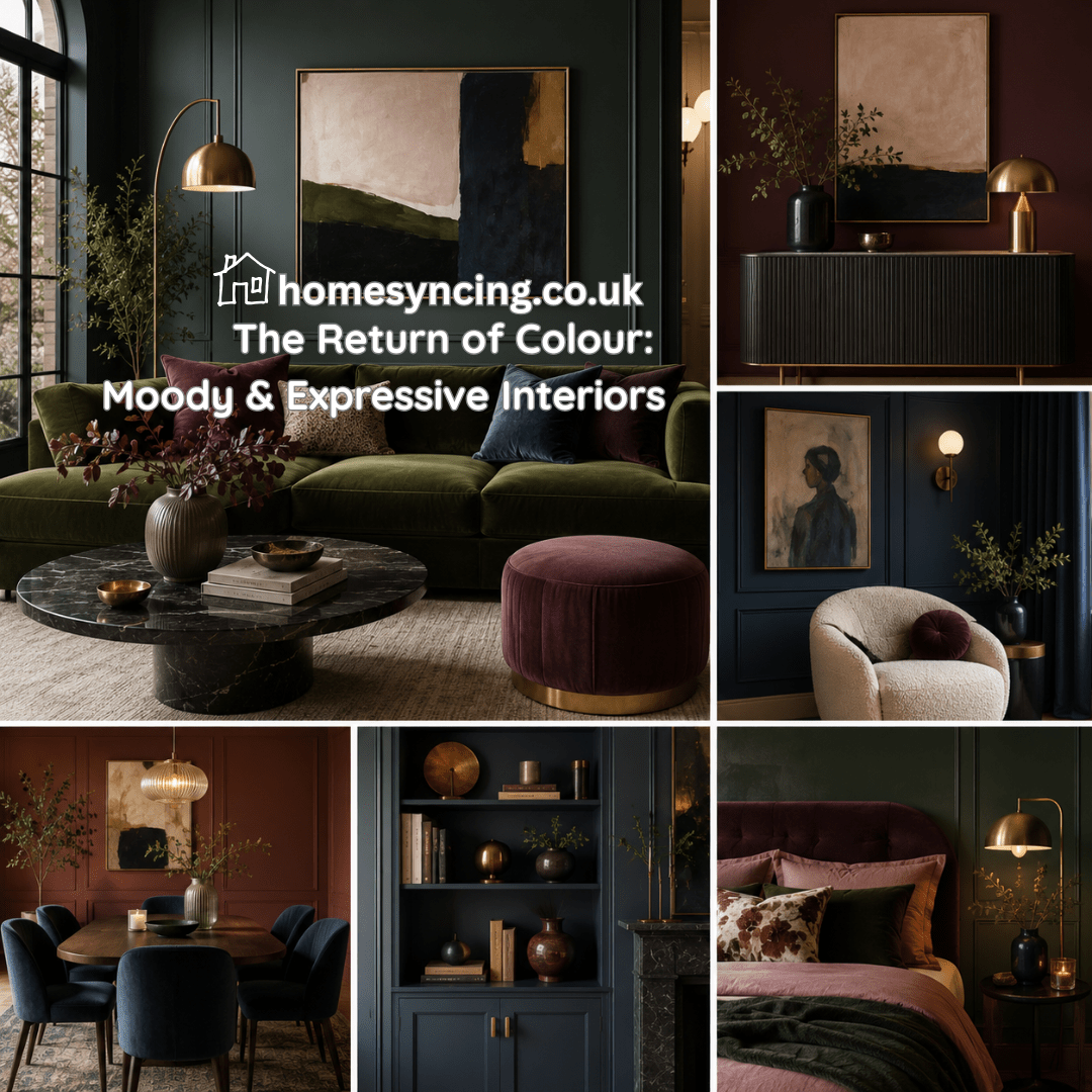 The Return of Colour: Moody & Expressive Interiors