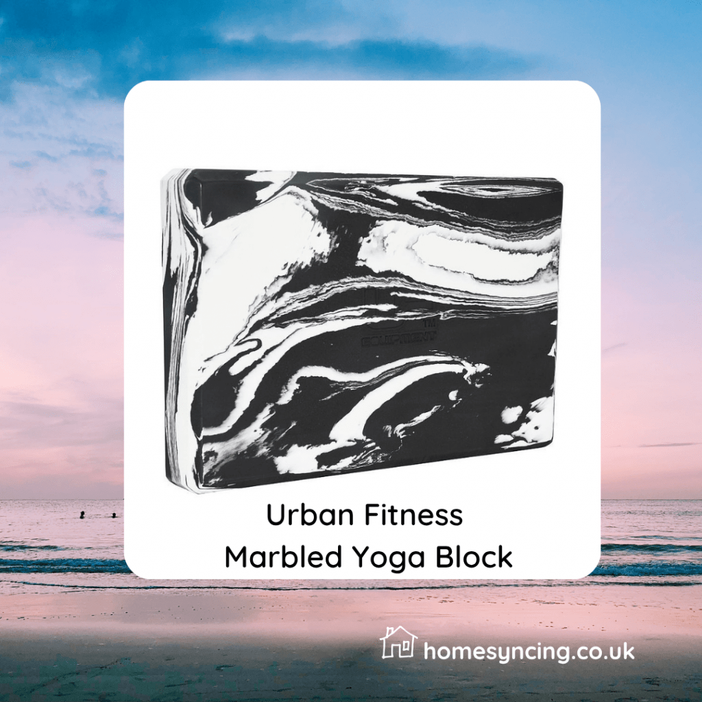 Urban Fitness Marbled Yoga Block