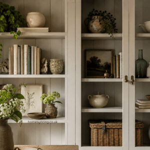 How to Style Shelves and Display Cabinets Beautifully