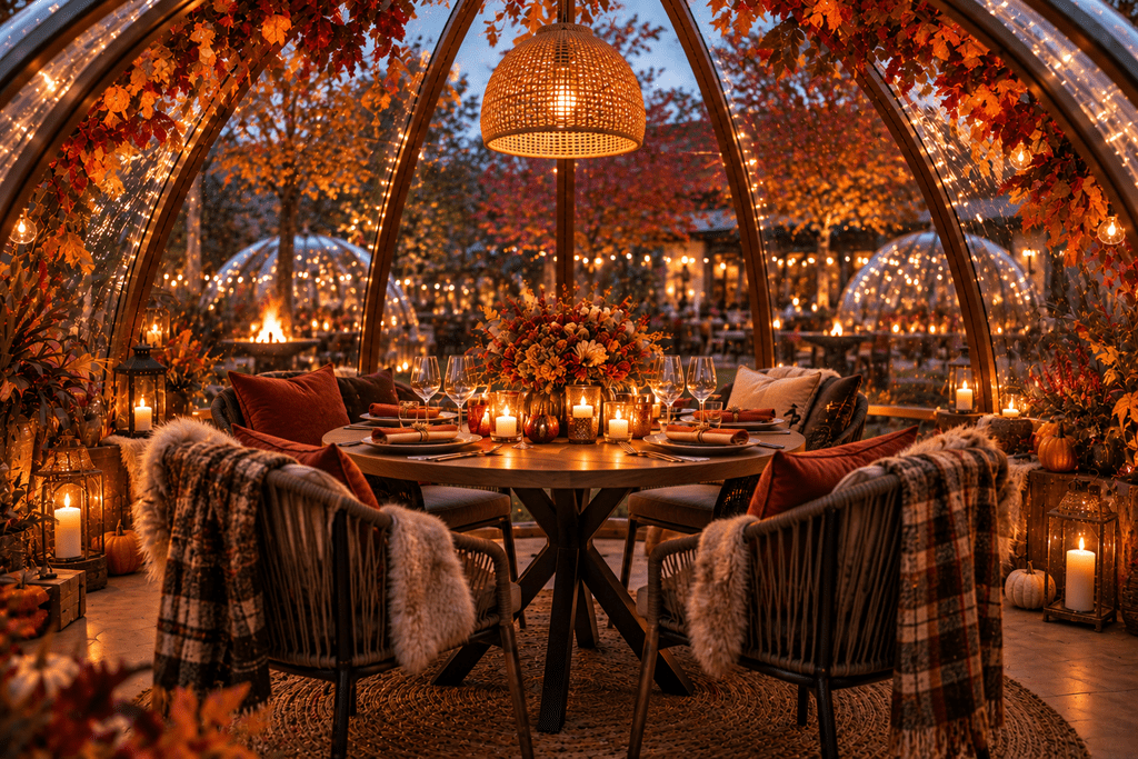 Autumn Inspired Interior of Dome