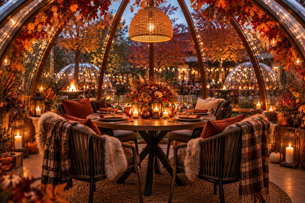 Autumn Inspired Interior of Dome