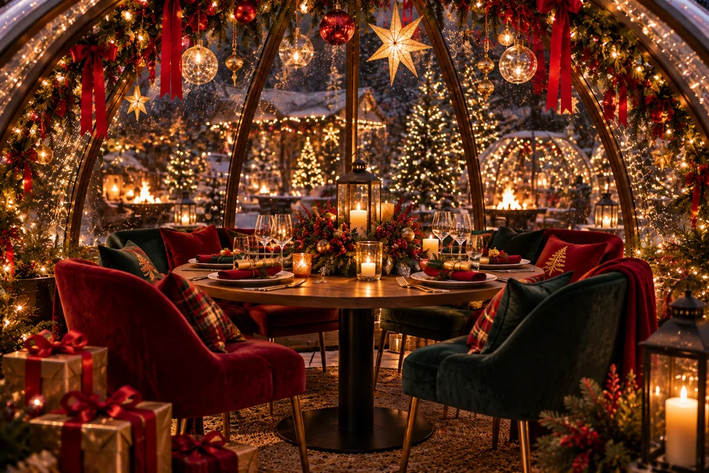 Christmas Inspired Dome Interior