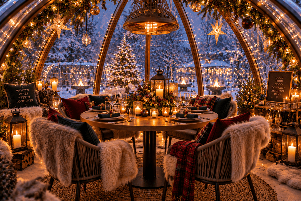 Winter Inspired Dome Interior