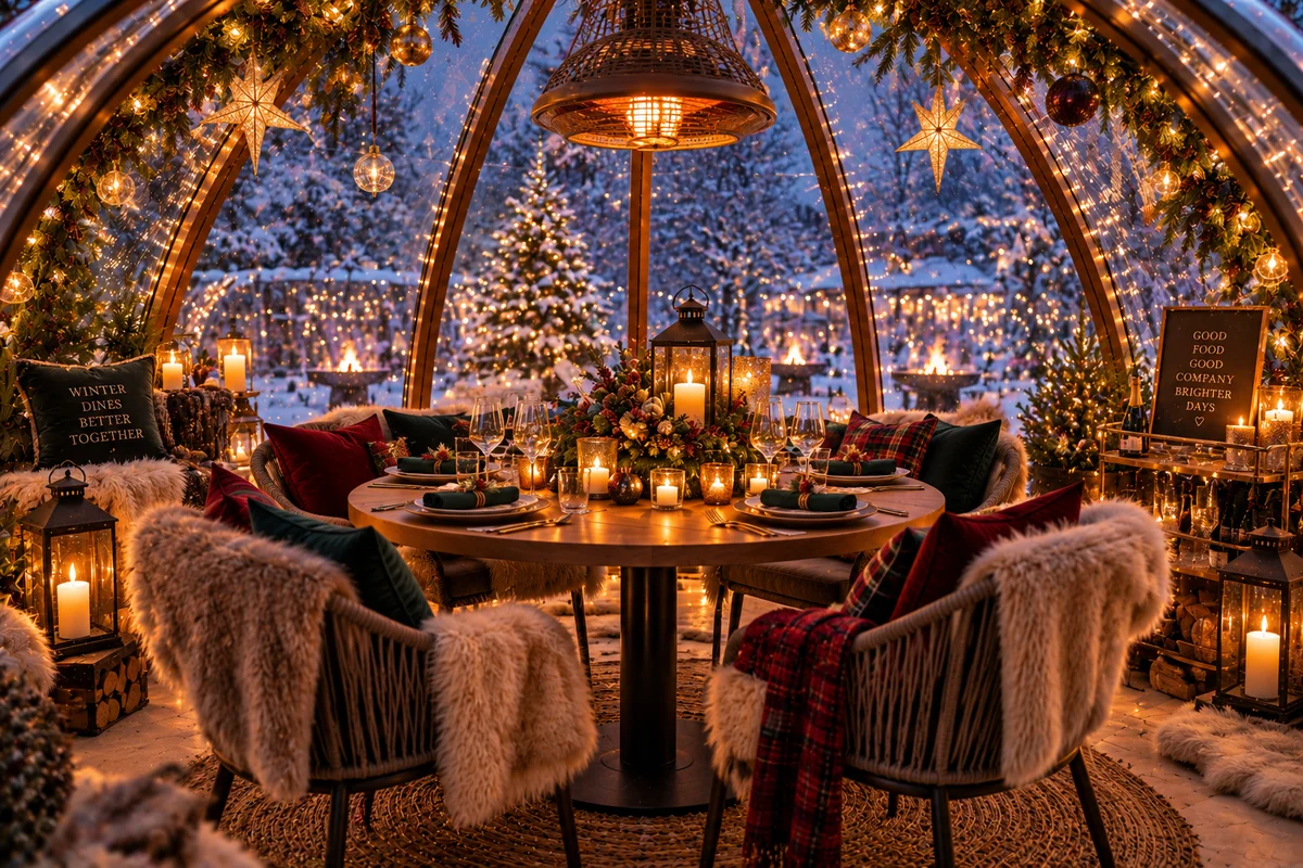 Interior Winter Themed Dome